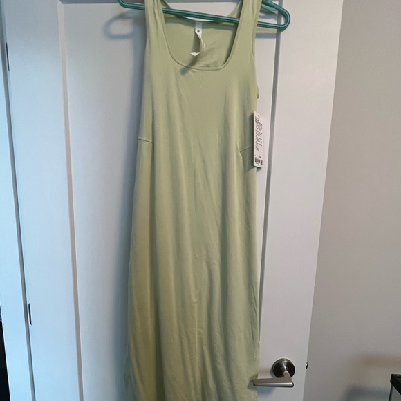 lululemon athletica Dresses & Skirts - New with tags! Lululemon Pima Cotton
Open-Back Midi Dress size 4